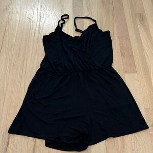 MeUndies Black Women's Sleepwear Romper